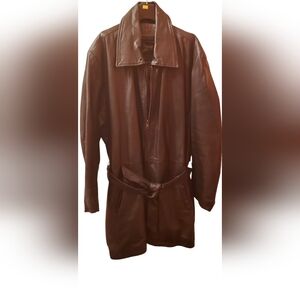 Women Black Leather Coat